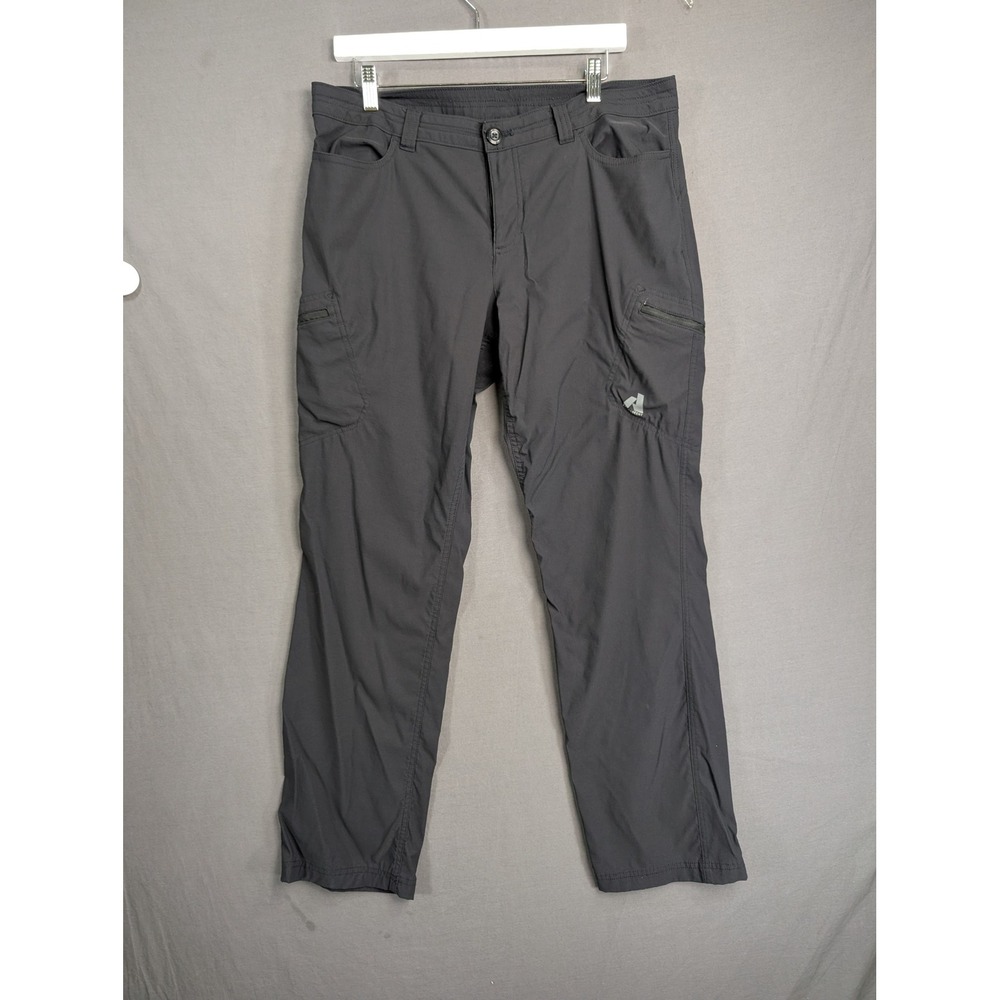 Eddie Bauer First Ascent Womens 12 Gray Guide Pro Cargo Hiking Pants